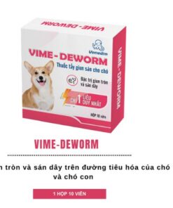 Thuốc tẩy giun sán cho chó Vemedim Vime Deworm dạng viên