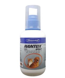 Chai xịt bò chét, ve, ghẻ cho chó mèo Hantox Spray