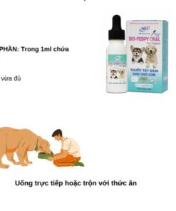 Bio Febpy Oral chứa các thành phần hoạt chất chính có tác dụng mạnh mẽ trong việc tiêu diệt các loại giun sán