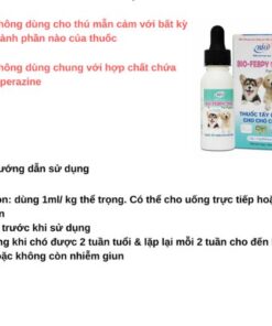 Sử dụng thuốc tẩy giun Bio Febpy Oral đúng cách là rất quan trọng để đạt hiệu quả tối ưu